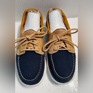 Skechers Men's Navy and Tan Boat Shoes